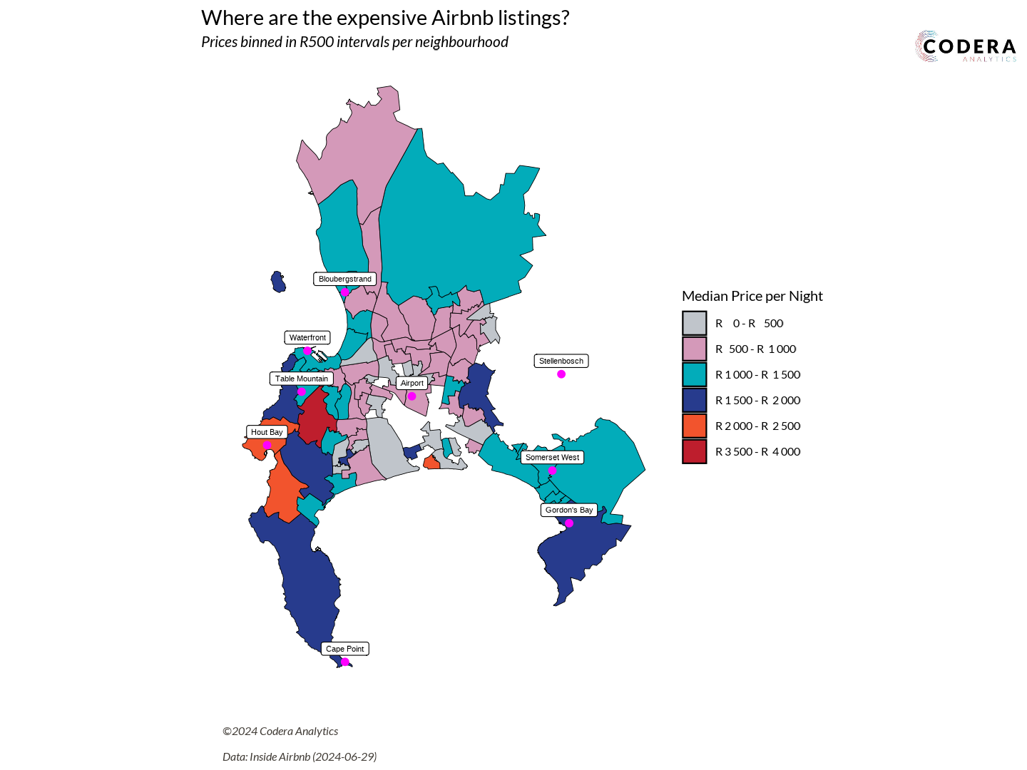 Where are Cape Town’s most expensive Airbnbs?